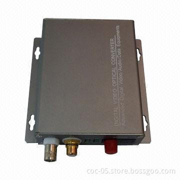 Fiber Video Converter, Sent 1 to 128 Channels of High-quality Video/Audio/Data/Switch
